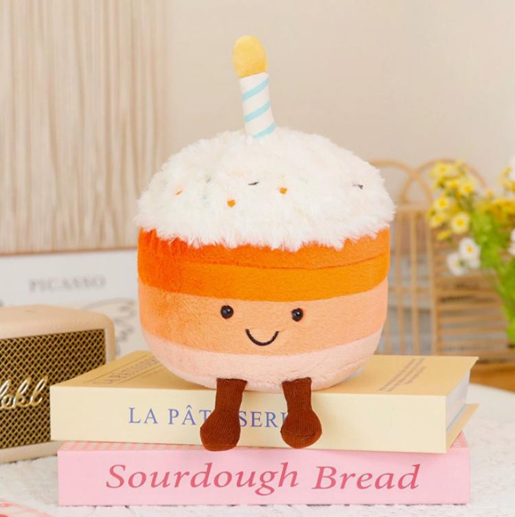Imitation Cream Cake Plush Toy With Legs